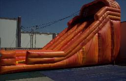 Mega slide 24 foot, tower of fire