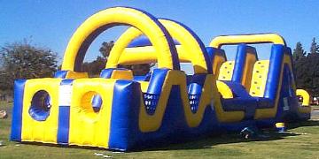 obstacle course for large events 92 foot